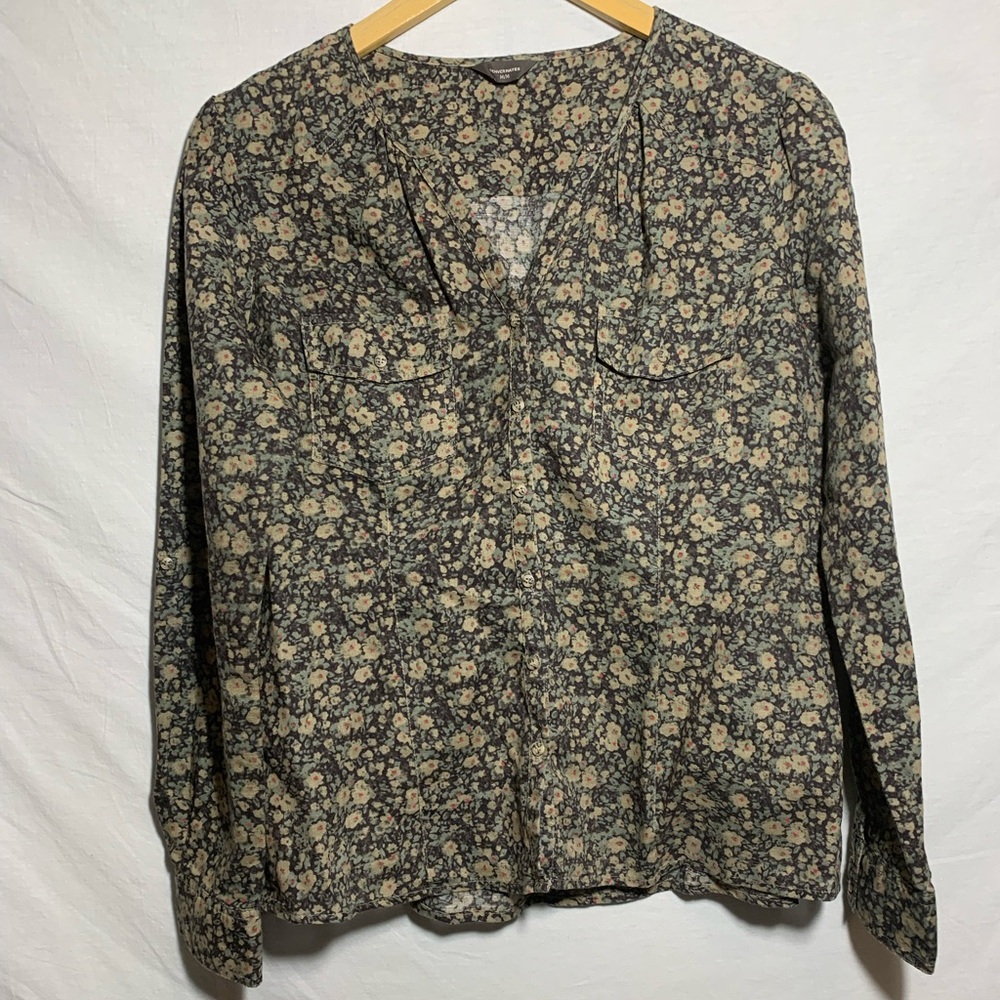 Denver Hayes | Linen Button Down Shirt - Floral